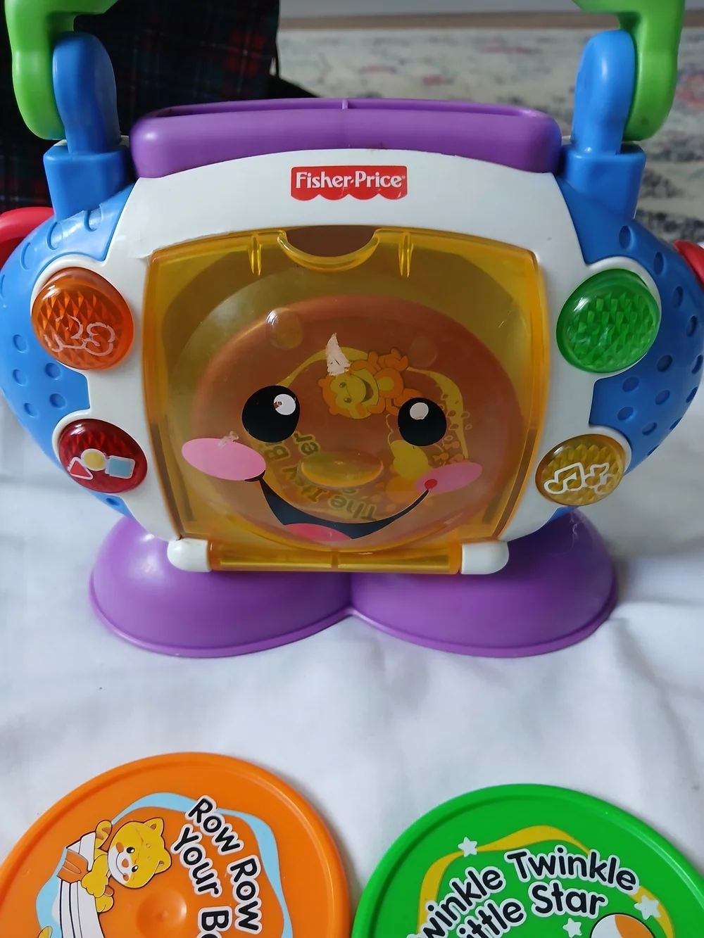 Fisher Price Laugh and Learn Sing With Me CD Player Complete with 3 Discs
